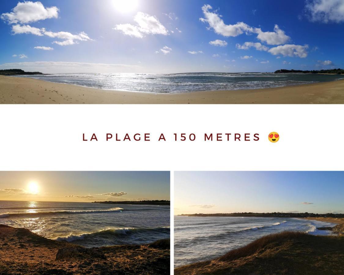 Maisonnette T2 Bord De Mer Guidel Plage Exterior foto